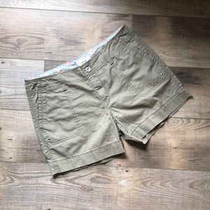 Levi’s Olive Green Khaki Shorts